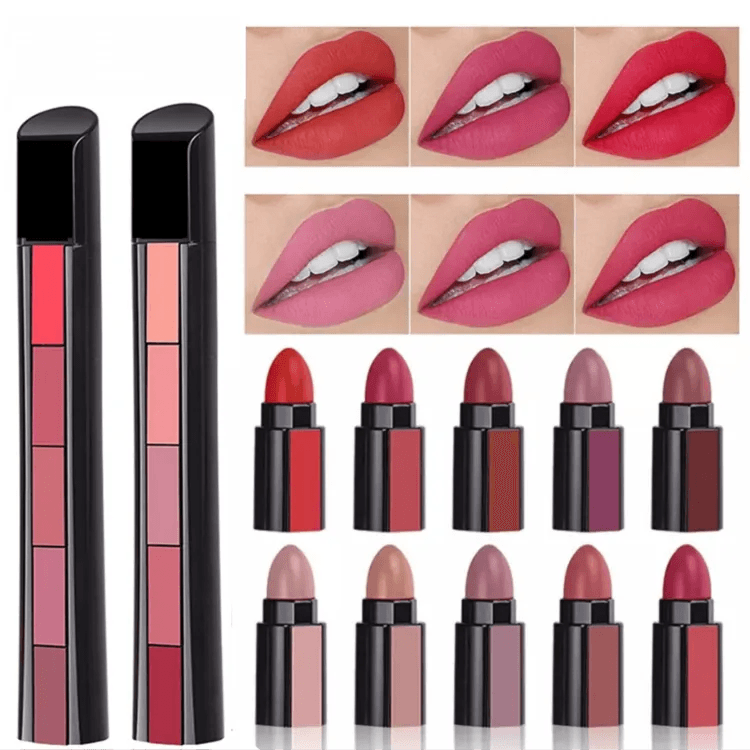 Huda Beauty 5 in 1 Lipstick (pack of 2)