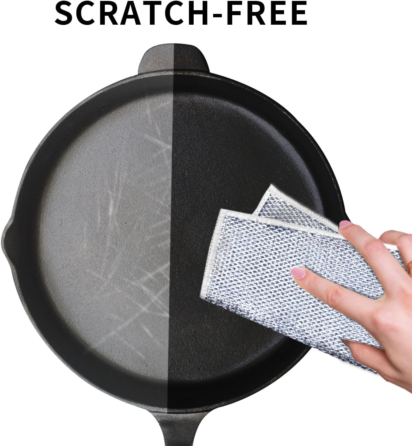 Wire Dishwashing Rag Non Scratch (PACK OF 4PCS)