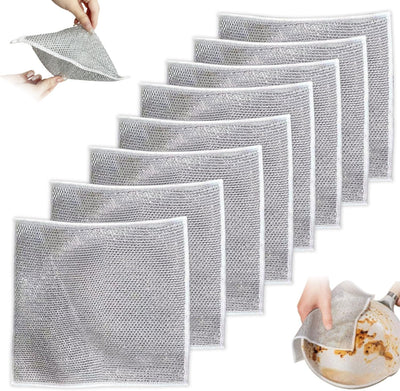 Wire Dishwashing Rag Non Scratch (PACK OF 4PCS)